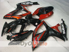 Kit de carénage à injection pour GSX R600 06-07 - Rouge, Noir - Style d'origine #OYO87901592