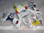 Kit de carénage à injection pour GSX R600 06-07 - Jaune, Blanc - MICHELIN, MOTUL, PEPSI #OYO87901596