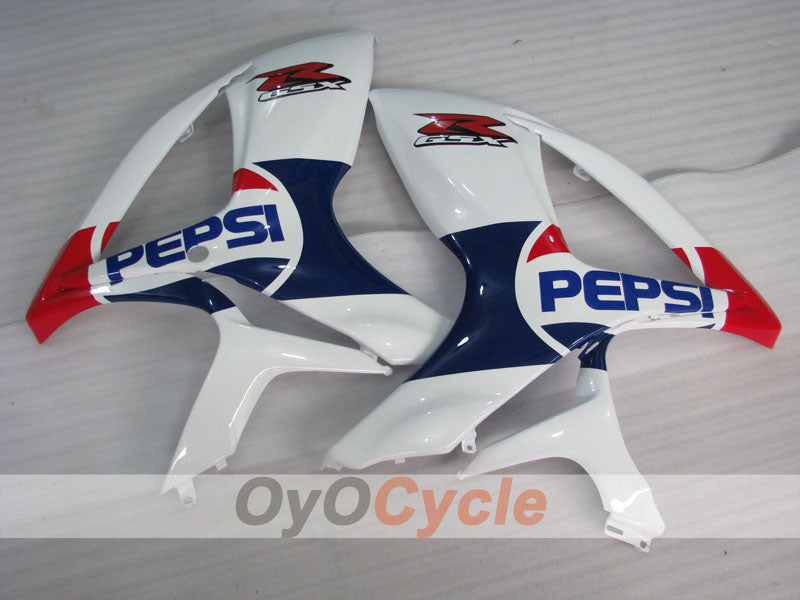 Kit de carénage à injection pour GSX R600 06-07 - Jaune, Blanc - MICHELIN, MOTUL, PEPSI #OYO87901596