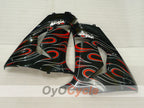 Kit de carénage à injection pour NINJA ZX-10R 06-07 - Blanc, Noir - Flamme #OYO87901599