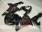 Kit de carénage à injection pour NINJA ZX-10R 06-07 - Blanc, Noir - Flamme #OYO87901599