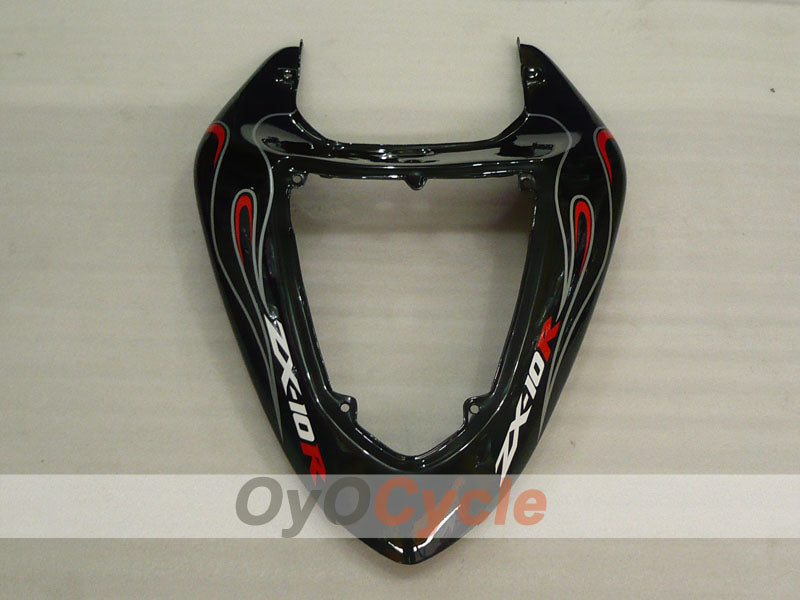 Kit de carénage à injection pour NINJA ZX-10R 06-07 - Blanc, Noir - Flamme #OYO87901599