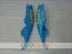 Kit de carénage à injection pour GSX R600 06-07 - Bleu, Noir - DUNLOP, Rizla+ #OYO87901601