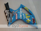 Kit de carénage à injection pour GSX R600 06-07 - Bleu, Noir - MOTUL, Rizla+ #OYO87901603