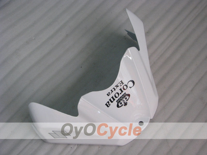 Kit de carénage à injection pour GSX R600 08-10 - Blanc, Noir - Corona #OYO87901611