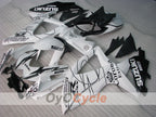 Kit de carénage à injection pour GSX R600 08-10 - Blanc, Noir - Corona #OYO87901611