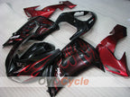 Kit de carénage à injection pour NINJA ZX-10R 06-07 - Rouge, Noir - Flame #OYO87901612