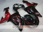 Kit de carénage à injection pour NINJA ZX-10R 06-07 - Rouge, Noir - Flame #OYO87901612