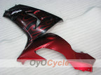 Kit de carénage à injection pour NINJA ZX-10R 06-07 - Rouge, Noir - Flame #OYO87901612
