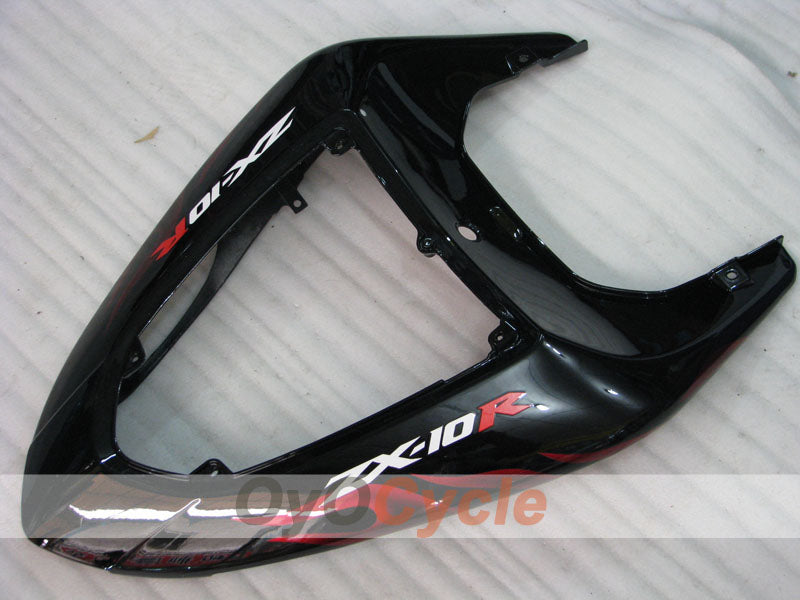 Kit de carénage à injection pour NINJA ZX-10R 06-07 - Rouge, Noir - Flame #OYO87901612
