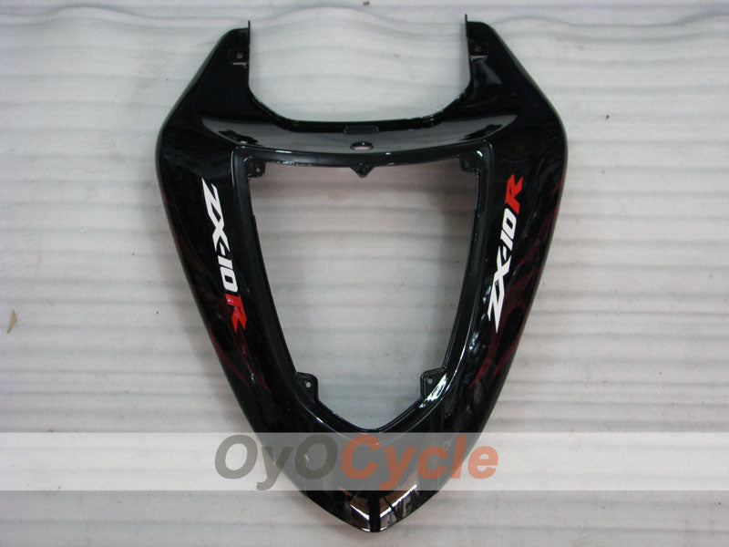 Kit de carénage à injection pour NINJA ZX-10R 06-07 - Rouge, Noir - Flame #OYO87901612