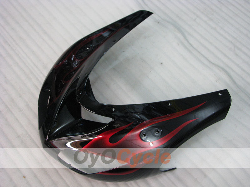 Kit de carénage à injection pour NINJA ZX-10R 06-07 - Rouge, Noir - Flame #OYO87901612
