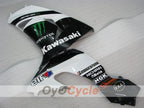 Kit de carénage à injection pour NINJA ZX-10R 06-07 - Blanc, noir - Monster #OYO87901629