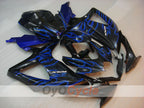 Kit de carénages à injection pour GSX R750 08-10 - Bleu, Noir - Flame #OYO87901440