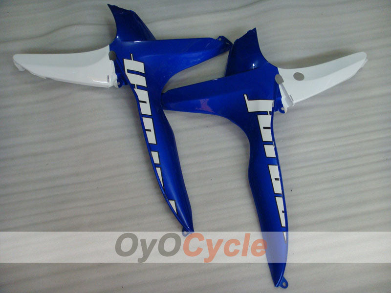 Kit de carénage injecté pour GSX R600 08-10 - Bleu, Blanc - Jordan #OYO87901639