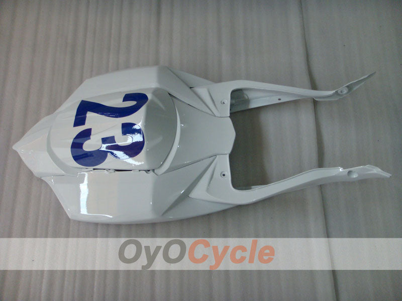Kit de carénage injecté pour GSX R600 08-10 - Bleu, Blanc - Jordan #OYO87901639