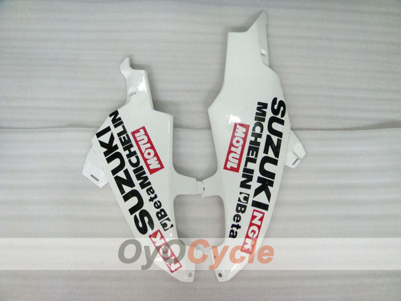 Kit de carénage à injection pour GSX R750 08-10 - Rouge, Blanc - Lucky Strike #OYO87901454