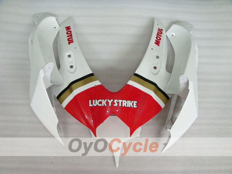 Kit de carénage à injection pour GSX R750 08-10 - Rouge, Blanc - Lucky Strike #OYO87901454