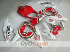 Kit de carénage à injection pour GSX R750 08-10 - Rouge, Blanc - Lucky Strike #OYO87901454