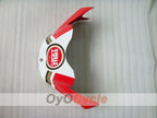 Kit de carénage à injection pour GSX R750 08-10 - Rouge, Blanc - Lucky Strike #OYO87901454
