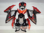 Kit de carénage injecté pour GSX R600 08-10 - Orange, Noir - Style d'origine #OYO87901646