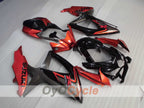 Kit de carénage injecté pour GSX R600 08-10 - Orange, Noir - Style d'origine #OYO87901646
