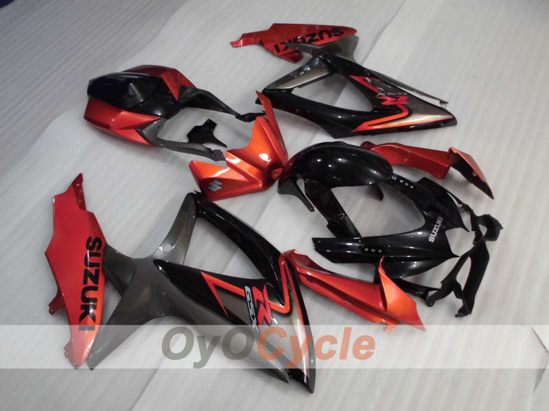 Kit de carénage injecté pour GSX R750 08-10 - Rouge, Noir - Style d’origine #OYO87901398 Image principale du produit