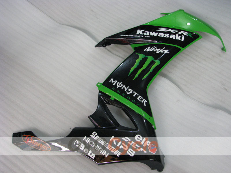 Kit de carénage à injection pour NINJA ZX-10R 08-10 - Vert, Noir - Monster #OYO87901654