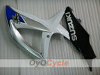Kit de carénage à injection pour GSX R750 08-10 - Blanc, argent - Style d'origine #OYO87901410