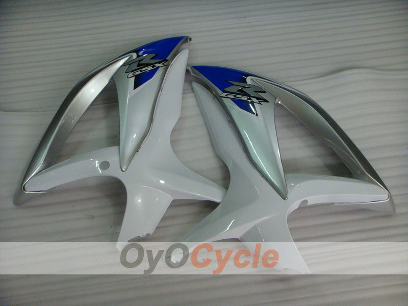 Kit de carénage à injection pour GSX R600 08-10 - Blanc, Noir - Style d'origine #OYO87901656