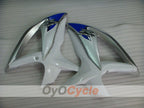 Kit de carénage à injection pour GSX R750 08-10 - Blanc, argent - Style d'origine #OYO87901410