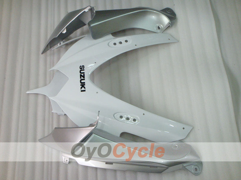 Kit de carénage à injection pour GSX R600 08-10 - Blanc, Noir - Style d'origine #OYO87901656