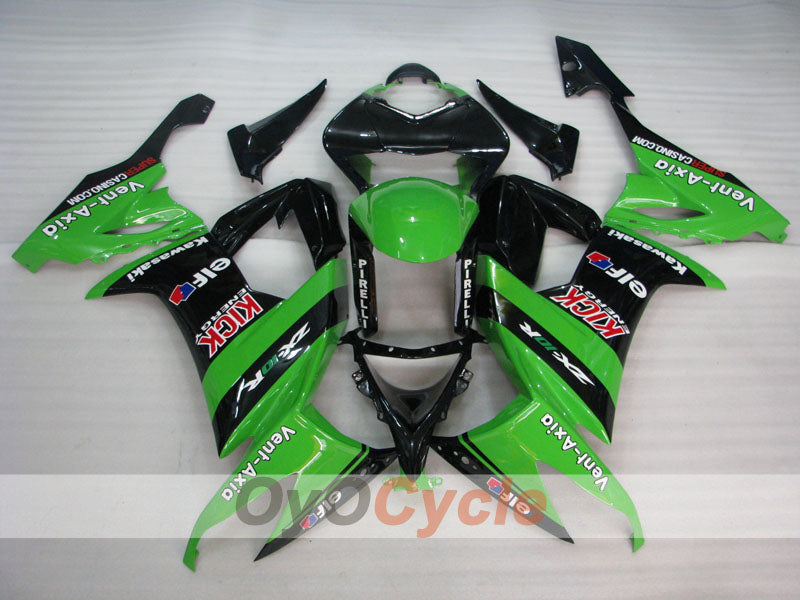 Kit de carénage à injection pour NINJA ZX-10R 08-10 - Vert, Noir - PIRELLI #OYO87901663 Image secondaire du produit