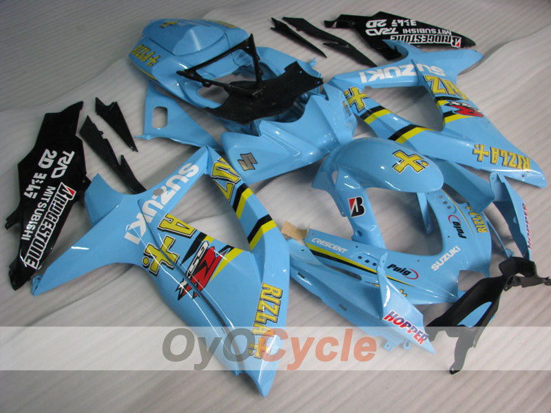 Kit de carénage à injection pour GSX R600 08-10 - Bleu, Noir - Rizla+ #OYO87901674 Image principale du produit