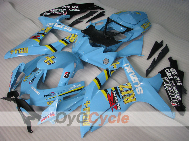 Kit de carénage à injection pour GSX R600 08-10 - Bleu, Noir - Rizla+ #OYO87901674 Image secondaire du produit