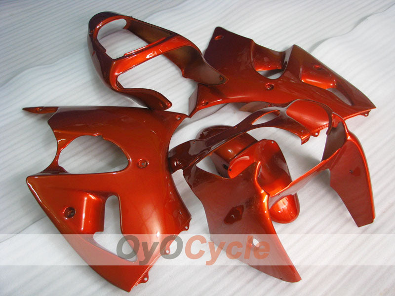 Kit de carénage à injection pour NINJA ZX-6R 00-02 - Rouge - Style usine #OYO87901687