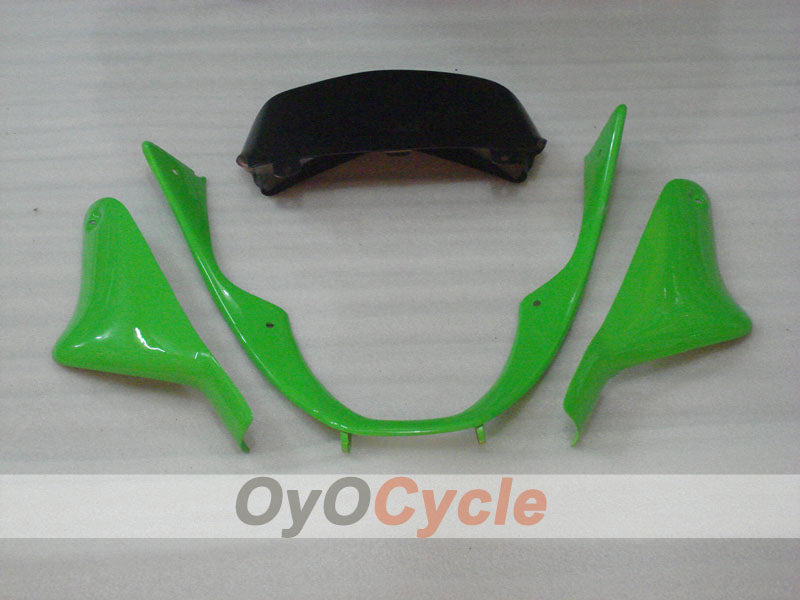 Kit de carénage à injection pour NINJA ZX-6R 00-02 - Vert - Style d'usine #OYO87901688