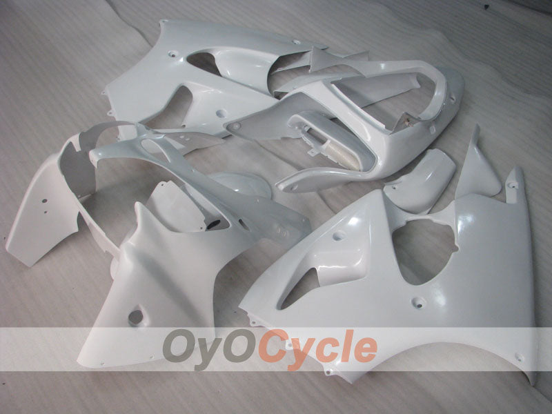 Kit de carénage à injection pour NINJA ZX-6R 00-02 - Blanc - Style d'usine #OYO87901689 Image secondaire du produit