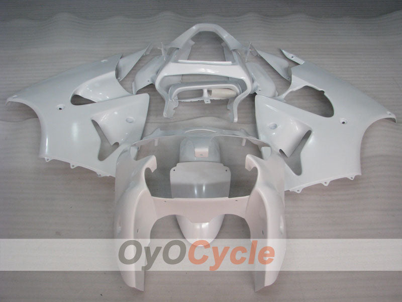 Kit de carénage à injection pour NINJA ZX-6R 00-02 - Blanc - Style d'usine #OYO87901689
