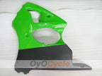 Kit de carénage à injection pour NINJA ZX-6R 00-02 - Vert, Noir - Style d'usine #OYO87901692