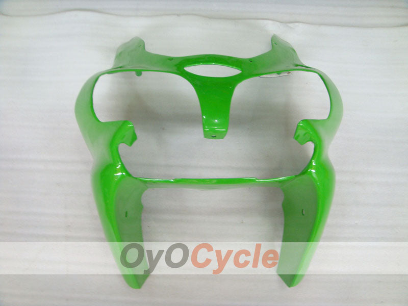 Kit de carénage à injection pour NINJA ZX-6R 00-02 - Vert, Noir - Style d'usine #OYO87901692