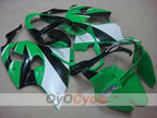 Kit de carénage à injection pour NINJA ZX-6R 00-02 - Vert, Blanc - Style d'usine #OYO87901694