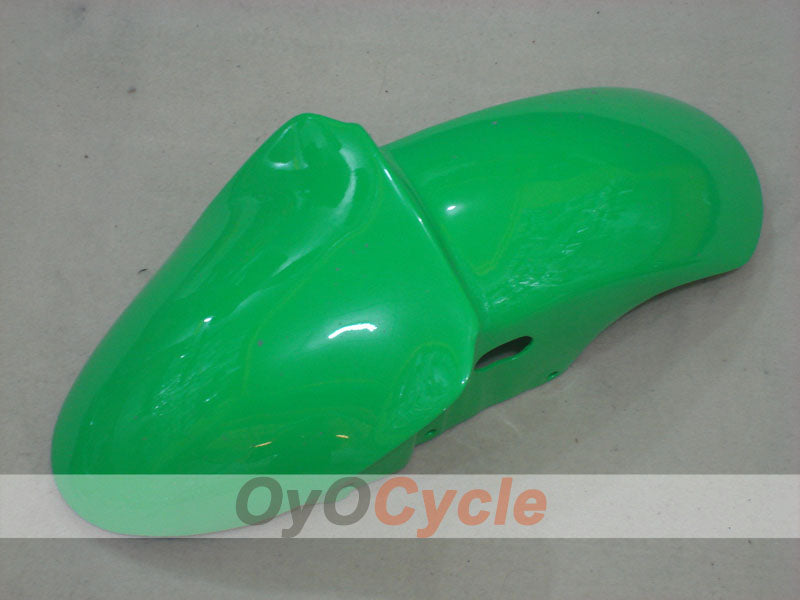 Kit de carénage à injection pour NINJA ZX-6R 00-02 - Vert, Blanc - Style d'usine #OYO87901694