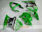 Kit de carénage à injection pour NINJA ZX-6R 00-02 - Vert, Noir - Style d'usine #OYO87901695