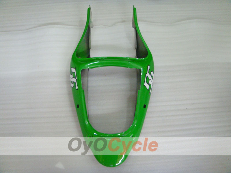 Kit de carénage à injection pour NINJA ZX-6R 00-02 - Vert, Noir - Style d'usine #OYO87901695