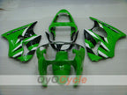 Kit de carénage à injection pour NINJA ZX-6R 00-02 - Vert, Noir - Style d'usine #OYO87901696