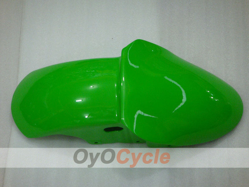 Kit de carénage à injection pour NINJA ZX-6R 00-02 - Vert, Noir - Style d'usine #OYO87901696