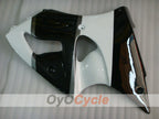 Kit de carénage à injection pour NINJA ZX-6R 00-02 - Blanc, Noir - Style d'usine #OYO87901700