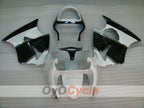 Kit de carénage à injection pour NINJA ZX-6R 00-02 - Blanc, Noir - Style d'usine #OYO87901700