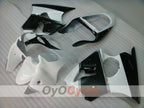 Kit de carénage à injection pour NINJA ZX-6R 00-02 - Blanc, Noir - Style d'usine #OYO87901700